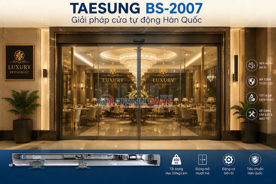 TAESUNG BS 2007 - Giải pháp cửa tự động Hàn Quốc