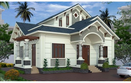 Top 10 Mẫu Nhà Cấp 4 Mái Thái Đẹp nhất năm 2021